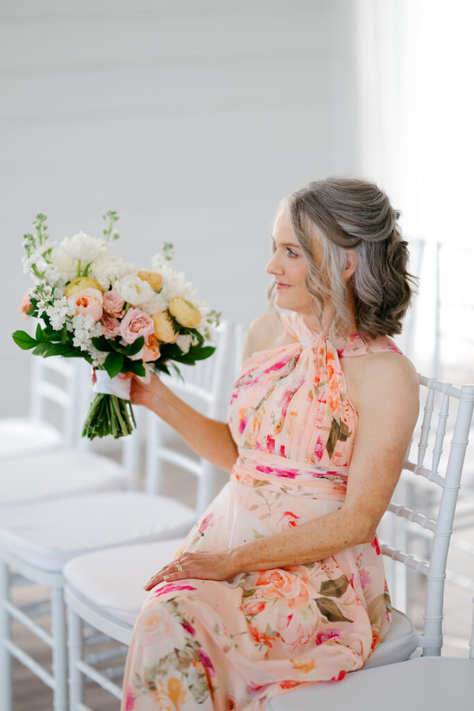 Bride getting ready at The Farmhouse Events in Texas
